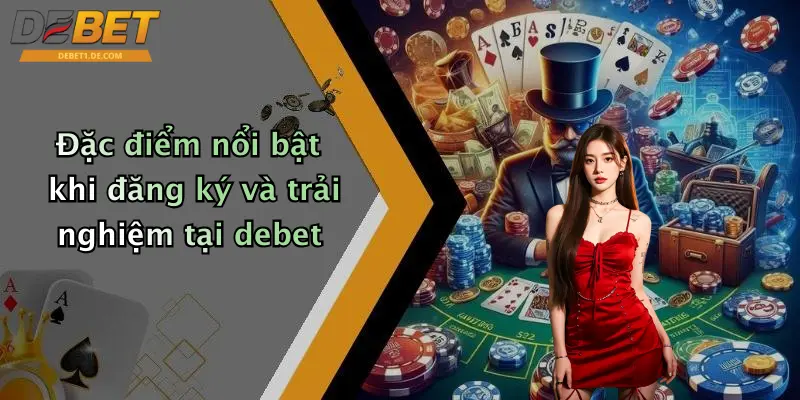 Đặc điểm nổi bật khi đăng ký và trải nghiệm tại debet